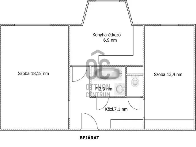 Eladó lakás Paks, Lakótelep 52 nm