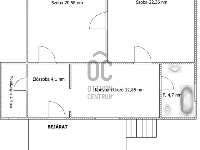 Eladó lakás Paks 57 nm