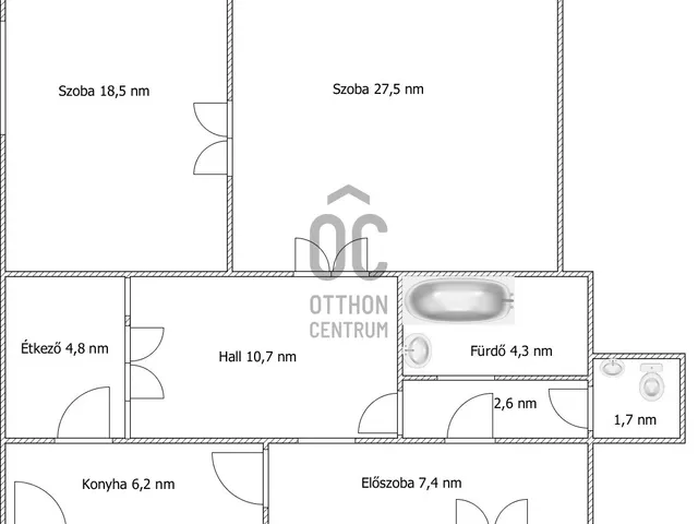 Eladó lakás Paks 114 nm