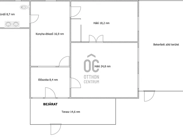 Eladó lakás Paks, Óváros 80 nm