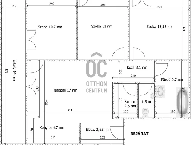 Kiadó lakás Paks, Lakótelep 74 nm