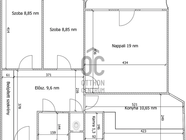 Eladó lakás Paks, Lakótelep 65 nm