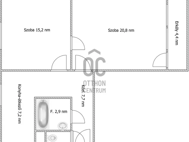 Eladó lakás Paks, Lakótelep 57 nm