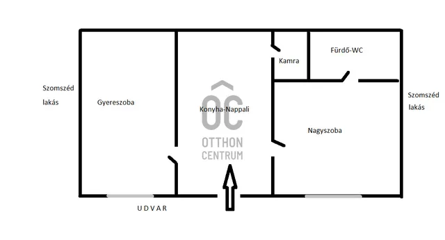 Eladó lakás Siklós, Kossuth tér 48 nm