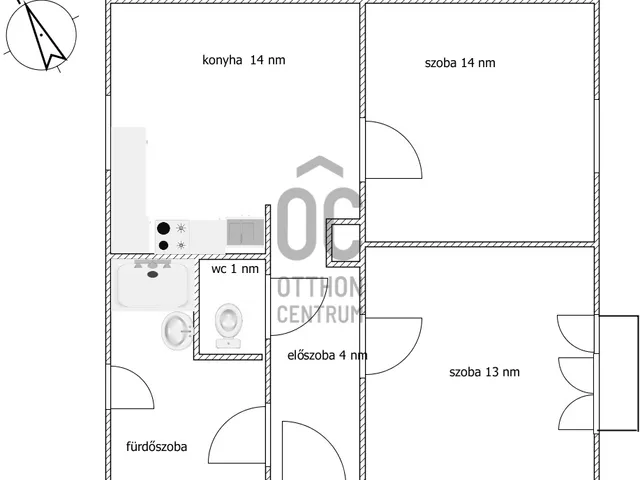 Eladó lakás Komló 51 nm