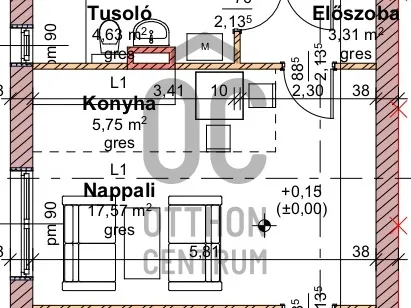 Eladó lakás Pécs, Belváros 46 nm