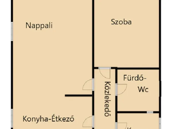 Eladó lakás Kővágószőlős 52 nm