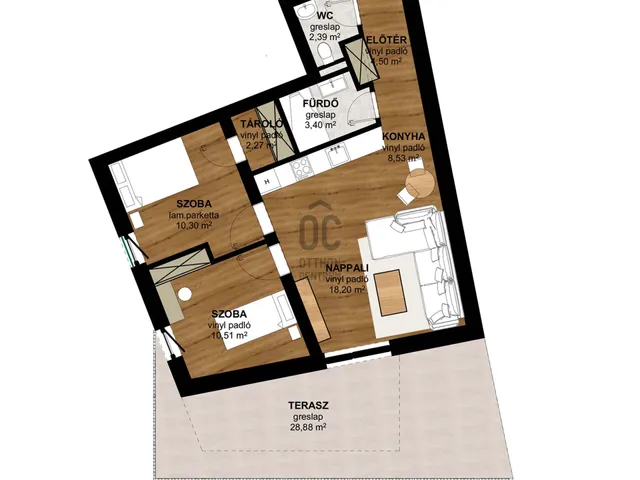 Eladó lakás Pécs 60 nm