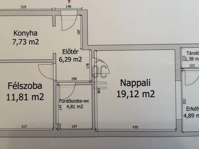 Eladó lakás Pécs, Rigóder, Nagymeszes dűlő 55 nm