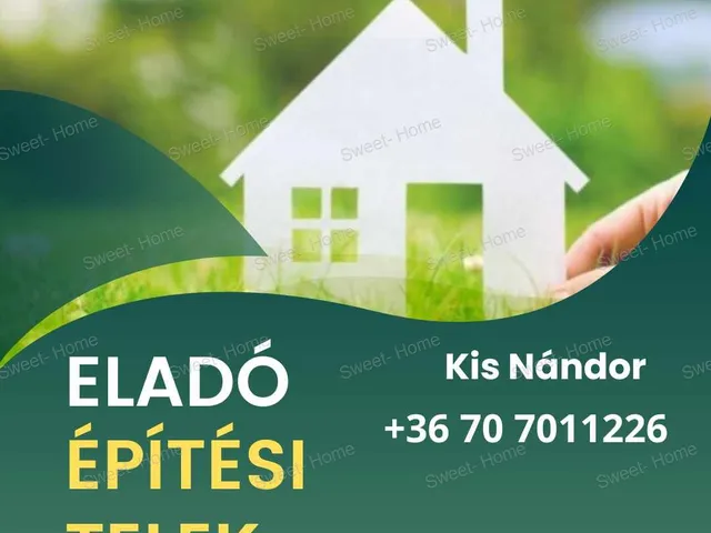 Eladó telek Ágasegyháza 1250 nm