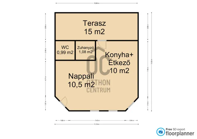 Eladó lakás Letenye 22 nm