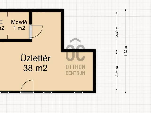 Kiadó kereskedelmi és ipari ingatlan Letenye 40 nm