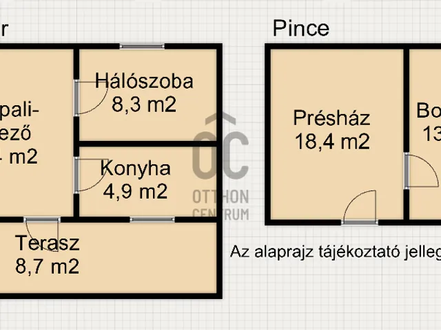 Eladó ház Homokkomárom 63 nm