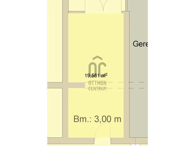 Kiadó kereskedelmi és ipari ingatlan Nagykanizsa, Belváros 19 nm