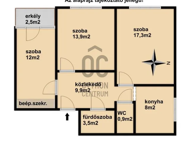 Eladó lakás Nagykanizsa 67 nm
