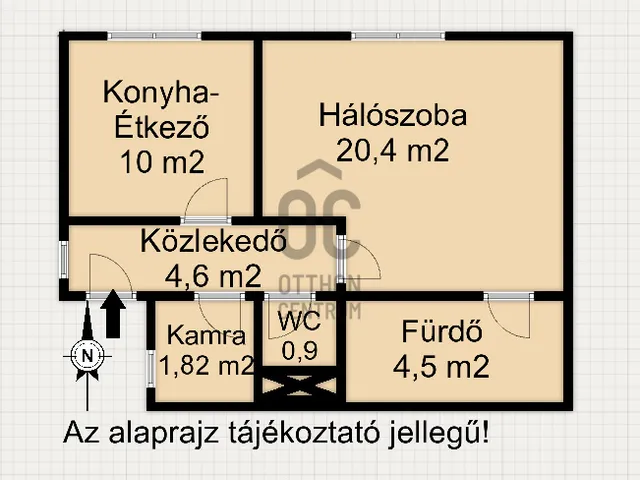 Eladó lakás Nagykanizsa, Belváros 41 nm