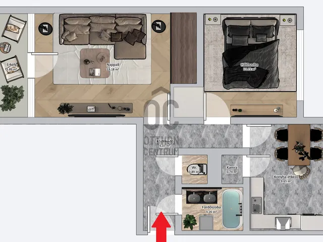 Eladó lakás Nagykanizsa 53 nm