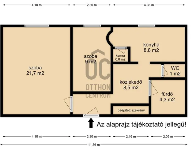 Eladó lakás Nagykanizsa 54 nm
