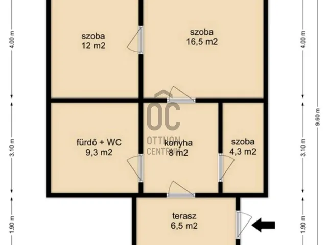 Eladó ház Nagykanizsa 57 nm