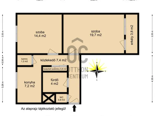 Eladó lakás Zalaegerszeg, Kertváros 57 nm