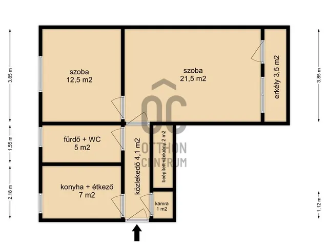 Eladó lakás Nagykanizsa 55 nm