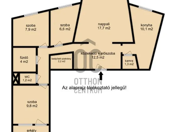 Eladó lakás Nagykanizsa, Kisberki utca 77 nm