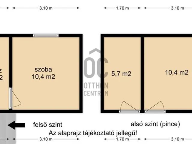 Eladó nyaraló Csörnyeföld 30 nm