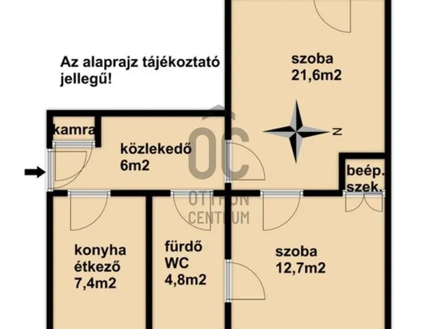 Eladó lakás Nagykanizsa 55 nm