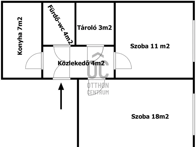 Eladó lakás Budapest XV. kerület, Újpalota 47 nm
