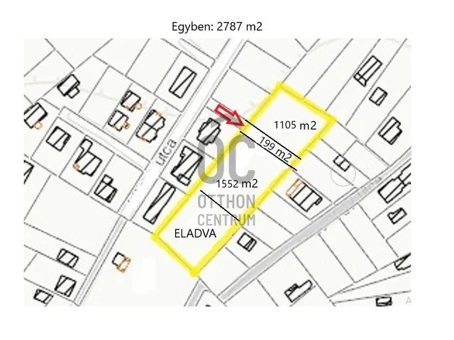 Eladó telek Szigetszentmiklós, Bucka 1105 nm