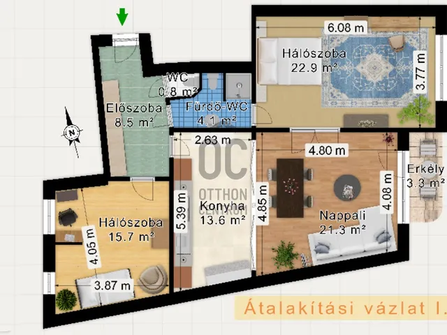Eladó lakás Budapest II. kerület, Varsányi Irén utca 86 nm