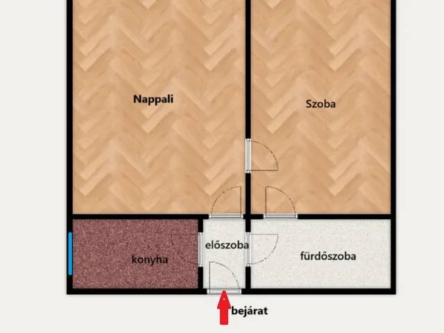 Eladó lakás Budapest XIV. kerület, Rákosfalva 46 nm