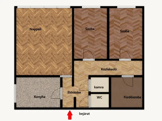 Eladó lakás Budapest XIV. kerület, Rákosfalva, Kerepesi út 55 nm