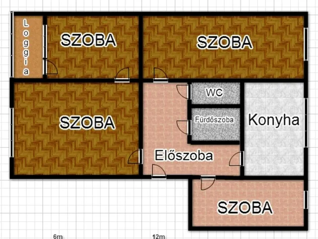 Eladó lakás Budapest XV. kerület, Újpalota 69 nm