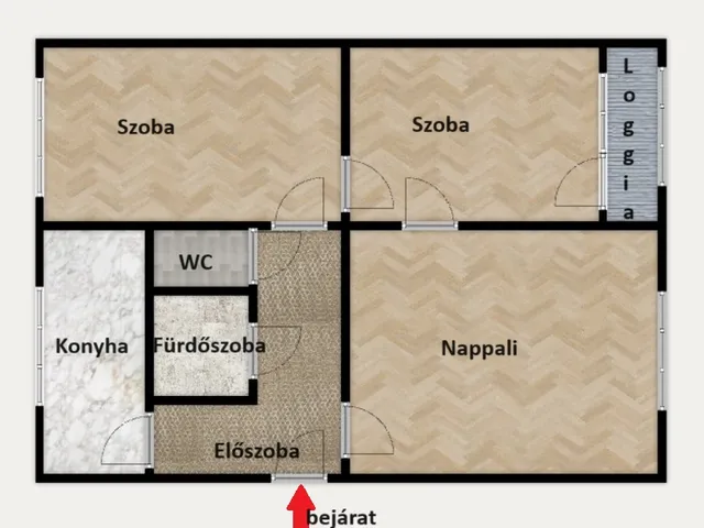 Eladó lakás Budapest XV. kerület, Újpalota, Drégelyvár u 61 nm