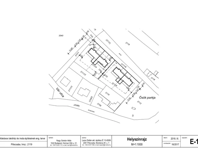 Eladó telek Piliscsaba 3300 nm