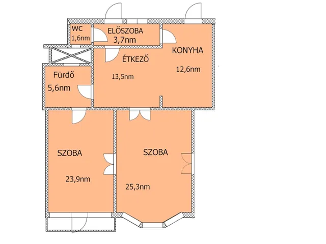 Eladó lakás Budapest I. kerület, Tabán, KIHAGYHATATLAN LEHETŐSÉG 2 EGYBENYITHATÓ LAKÁS 86 nm