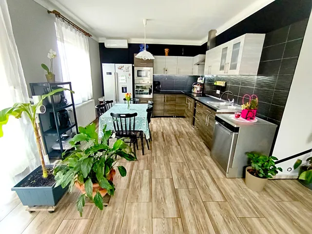 Eladó ház Halásztelek, 2017-ben épült, amerikai-konyhás nappali+ 3 hálószobás 92 nm