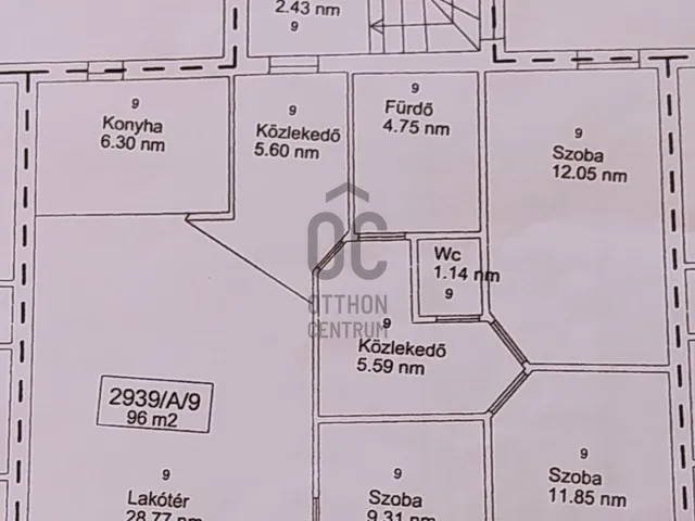 Eladó lakás Ajka 96 nm