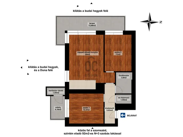 Eladó lakás Budapest III. kerület, Óbuda, Folyamőr utca 54 nm