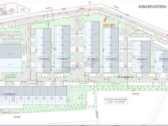 Eladó kereskedelmi és ipari ingatlan Alsónémedi 675 nm