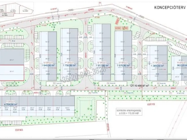 Eladó kereskedelmi és ipari ingatlan Alsónémedi 380 nm