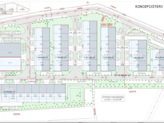 Eladó kereskedelmi és ipari ingatlan Alsónémedi 380 nm