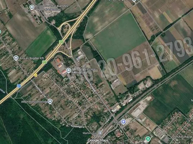 Eladó telek Martonvásár 1740 nm