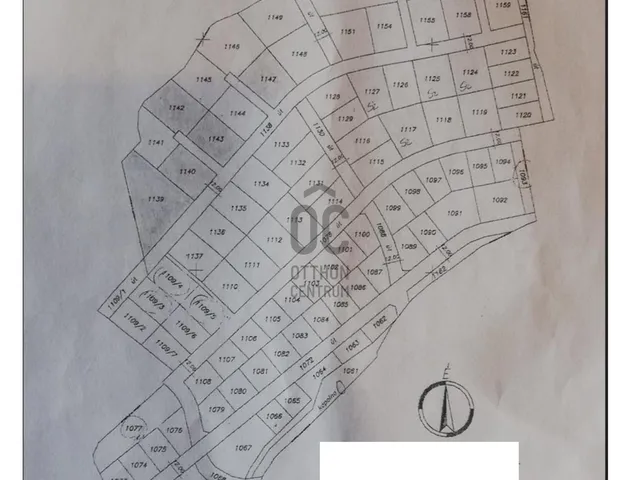 Eladó telek Egerszalók 1197 nm