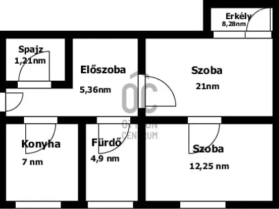 Eladó lakás Kazincbarcika 60 nm