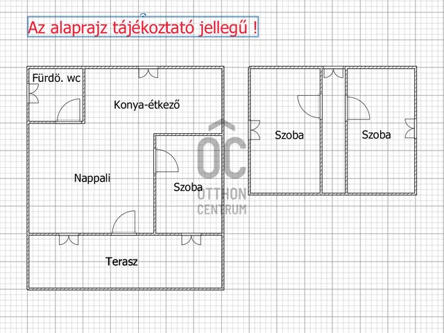 Eladó ház Tiszacsege 63 nm