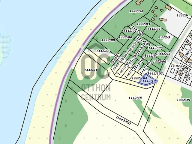 Eladó telek Tiszafüred 450 nm