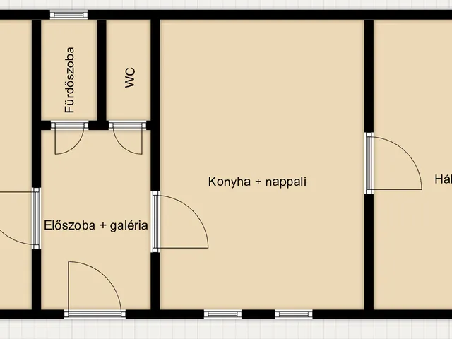 Eladó lakás Budapest VII. kerület, Külső-Erzsébetváros 48 nm