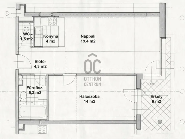 Eladó lakás Budapest XX. kerület 52 nm